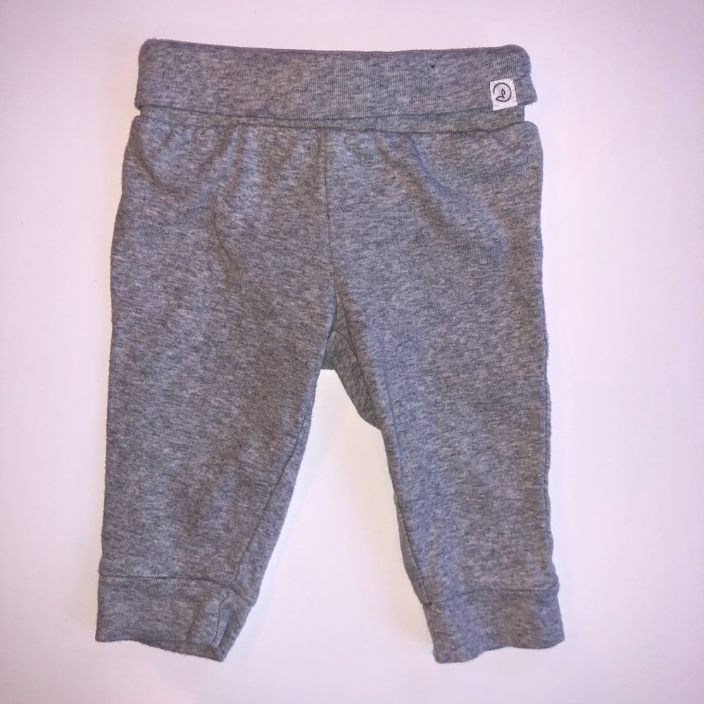 Gray Fold-over Leggings